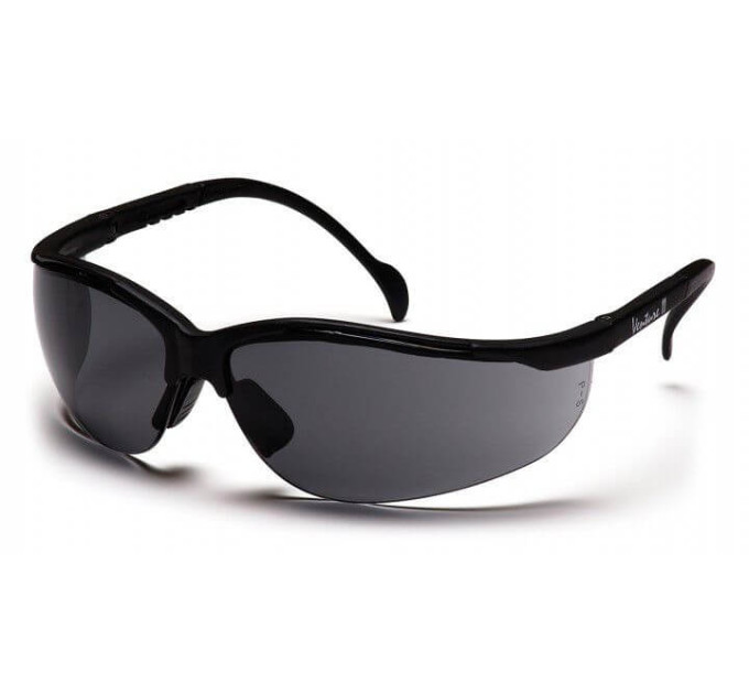 Окуляри захисні Pyramex Venture-2 (gray) Anti-Fog чорні