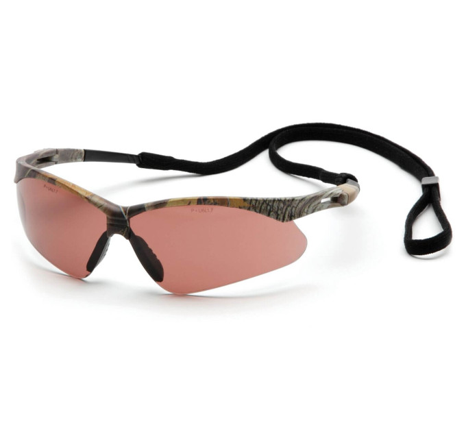 Окуляри захисні ProGuard Pmxtreme Camo (bronze) Anti-Fog, коричневі в камуфльованій оправі