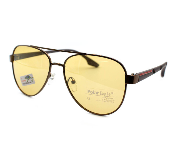 Фотохромные очки с поляризацией Polar Eagle PE8435-C2 Photochromic, бронзовые