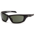 Захисні окуляри Venture Gear Tactical Howitzer Black (forest gray) Anti-Fog, чорно-зелені в чорній оправі