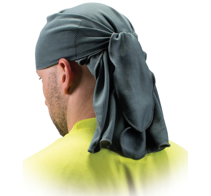 Бандана дихаюча на зав'язках, підшоломник сірий Head Towel (gray) 