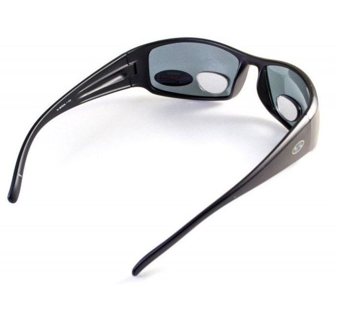 Біфокальні поляризаційні окуляри BluWater Bifocal-1 (+2.0) Polarized (gray) сірі