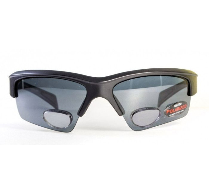Біфокальні поляризаційні окуляри BluWater Bifocal-2 (+2.5) Polarized (gray) сірі