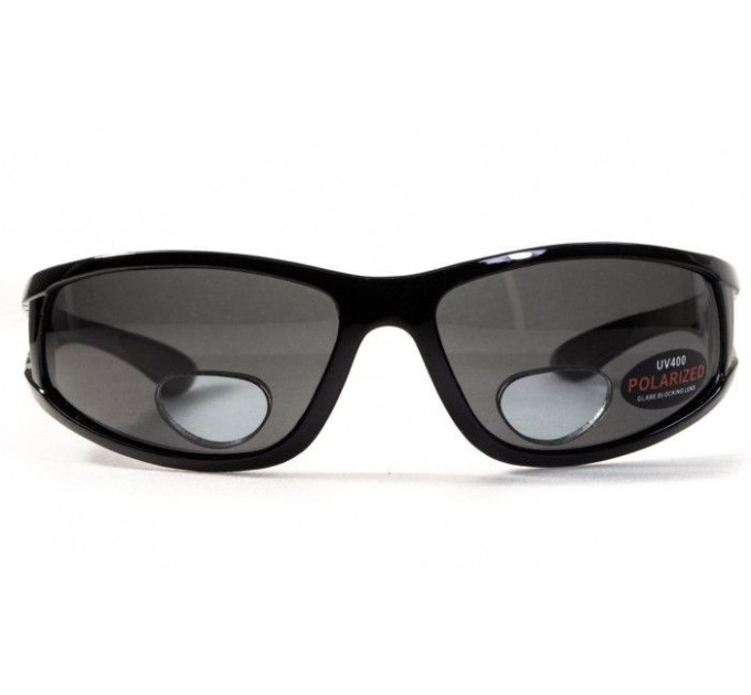 Біфокальні поляризаційні окуляри BluWater Bifocal-3 (+1.5) Polarized (gray) сірі
