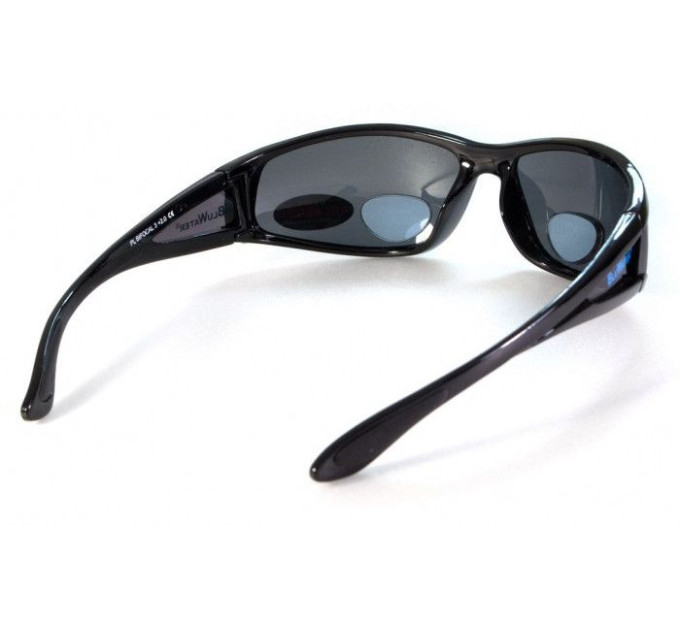 Біфокальні поляризаційні окуляри BluWater Bifocal-3 (+1.5) Polarized (gray) сірі