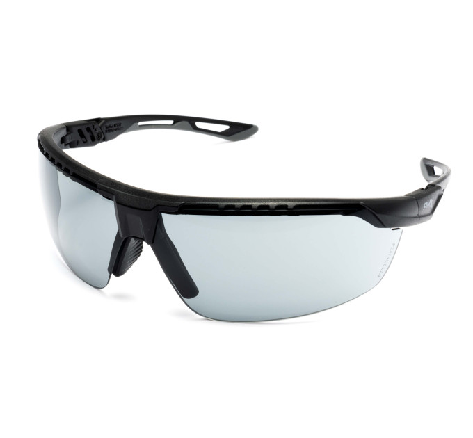 Захисні окуляри Pyramex Truflex (gray) Anti-Fog, cірі в чорно-сірій оправі