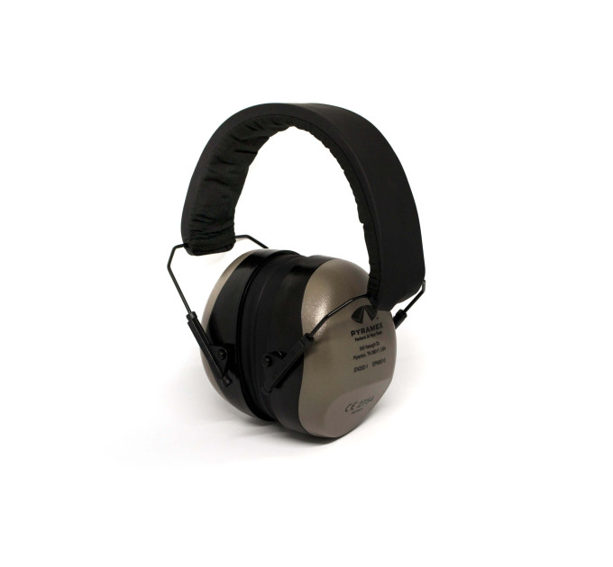 Навушники захисні Pyramex PM8010 (захист SNR 30 dB, NRR 26 dB), бежево-сірі