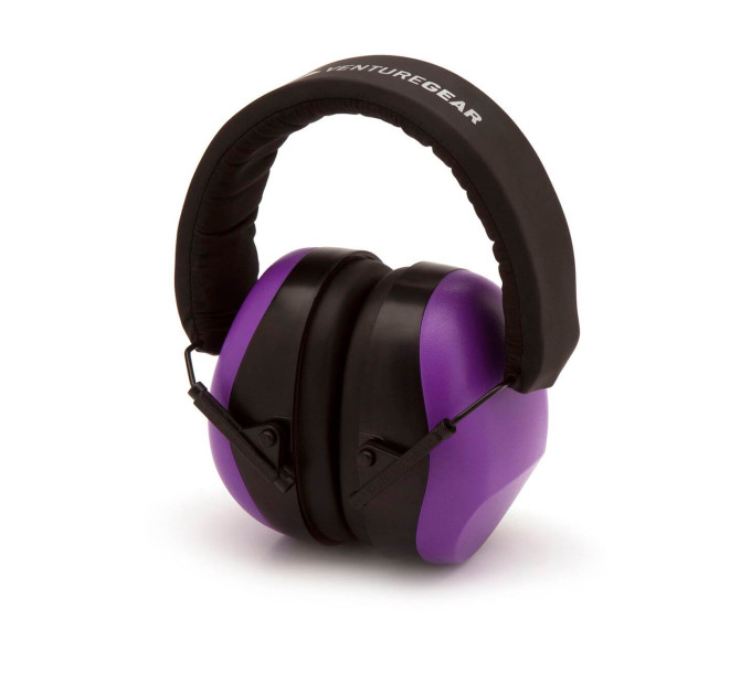 Навушники протишумні захисні Venture Gear VGPM8065C (захист слуху SNR 26 дБ, беруші в комплеті), фіолетові