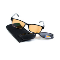 Окуляри для водіїв (антифари) BluWater Magnetic Drive Polarized (drive orange), блідо-оранжевий HD (2в1) Окуляри для водіїв (антифари) BluWater Magnetic Drive Polarized (drive orange), блідо-оранжевий HD (2в1)