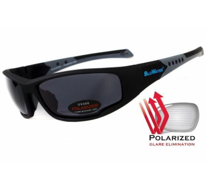 Очки поляризационные BluWater Daytona-3 Polarized (gray) серые
