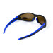 Окуляри поляризаційні BluWater Daytona-4 Polarized (brown) коричневі в чорно-синій оправі