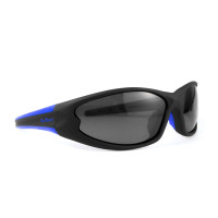 Окуляри поляризаційні BluWater Daytona-4 Polarized (gray) сірі в чорно-синій оправі Окуляри поляризаційні BluWater Daytona-4 Polarized (gray) сірі в чорно-синій оправі