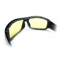 Окуляри захисні фотохромні Global Vision Italiano Plus Photocromic (yellow) жовті фотохромні