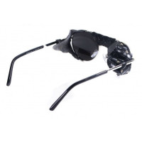 Окуляри захисні Global Vision Aviator-5 (silver mirror) дзеркальні сірі зі знімним ущільнювачем