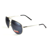 Окуляри захисні Global Vision Aviator-4 (silver mirror) дзеркальні сірі