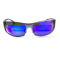 Окуляри захисні відкриті Global Vision BAD-ASS-1 GunMetal (G-Tech™ blue) сині дзеркальні Окуляри захисні відкриті Global Vision BAD-ASS-1 GunMetal (G-Tech™ blue) сині дзеркальні