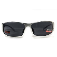 Окуляри захисні відкриті Global Vision BAD-ASS-2 Silver (gray), чорні у сріблястій металевій оправі Окуляри захисні відкриті Global Vision BAD-ASS-2 Silver (gray), чорні у сріблястій металевій оправі