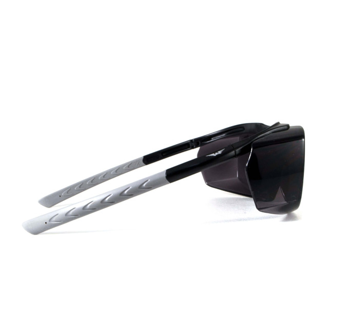 Окуляри захисні відкриті Global Vision Eyesolates (black) сірі