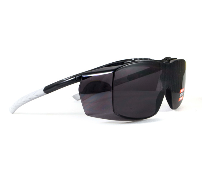 Окуляри захисні відкриті Global Vision Eyesolates (black) сірі