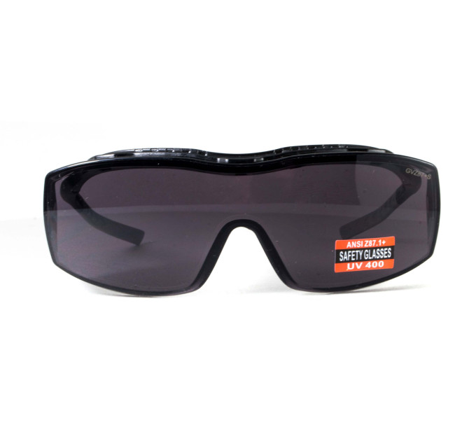 Окуляри захисні відкриті Global Vision Eyesolates (black) сірі