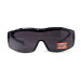 Окуляри захисні відкриті Global Vision Eyesolates (black) сірі