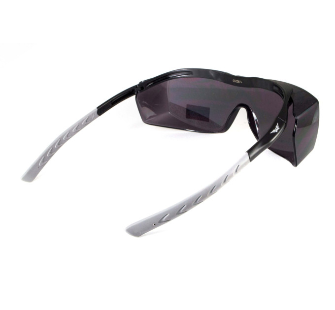 Окуляри захисні відкриті Global Vision Eyesolates (black) сірі