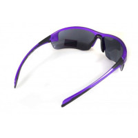 Окуляри захисні Global Vision Hercules-7 Purple (silver mirror) дзеркальні сірі Окуляри захисні Global Vision Hercules-7 Purple (silver mirror) дзеркальні сірі