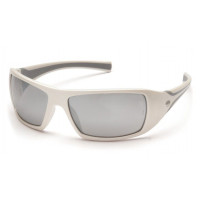 Окуляри захисні відкриті Pyramex Goliath White (silver mirror) дзеркальні сірі Окуляри захисні відкриті Pyramex Goliath White (silver mirror) дзеркальні сірі