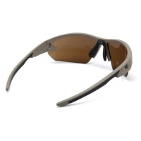 Окуляри захисні відкриті Venture Gear Tactical Semtex (Anti-Fog) (bronze) коричневі