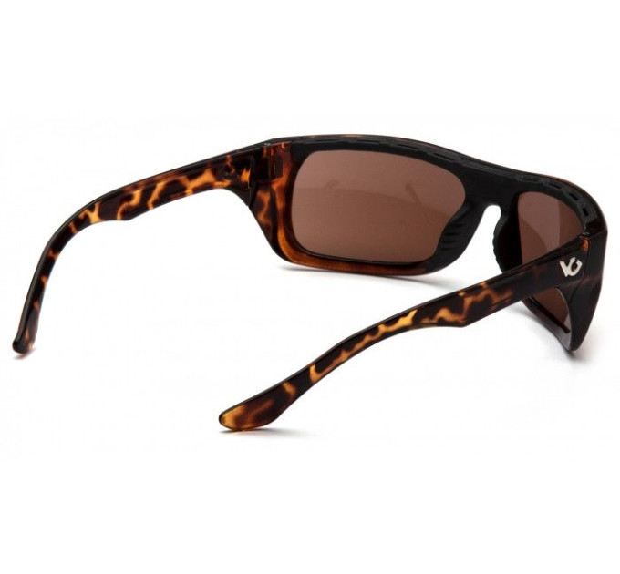 Окуляри захисні відкриті Venture Gear Vallejo Tortoise (bronze) Аnti-Fog, коричневі