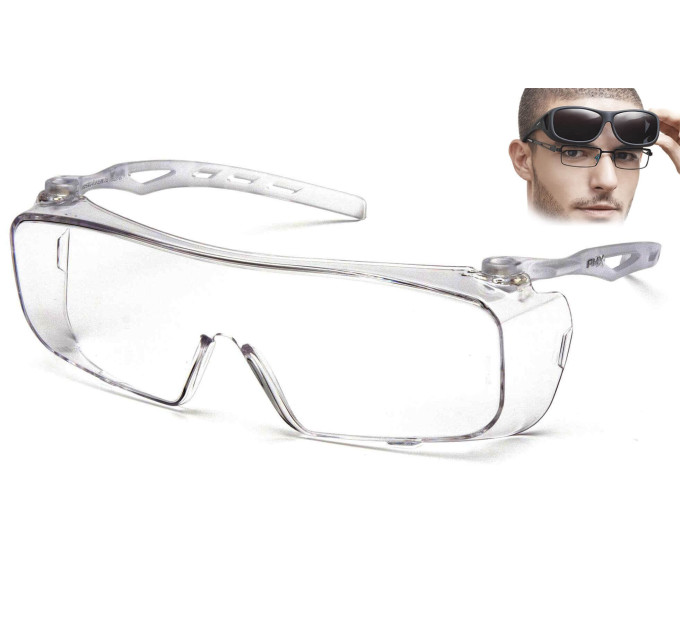 Окуляри захисні Pyramex Cappture (clear) Anti-Fog, прозорі
