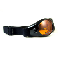 Окуляри захисні із ущільнювачем Global Vision Eliminator (orange), оранжеві