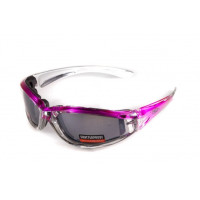 Окуляри захисні Global Vision FlashPoint Pink-Silver (silver mirror) дзеркальні сірі