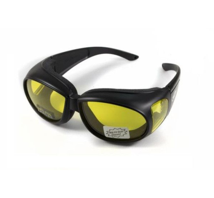 Окуляри захисні із ущільнювачем Global Vision Outfitter (yellow) жовті