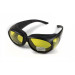 Окуляри захисні із ущільнювачем Global Vision Outfitter (yellow) жовті