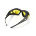 Окуляри захисні із ущільнювачем Global Vision Outfitter (yellow) жовті