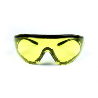 Окуляри захисні із ущільнювачем Global Vision Python (RattleSnake) (yellow) жовті