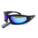 Очки защитные с уплотнителем Global Vision Triumphant (G-Tech™ blue) синие зеркальные