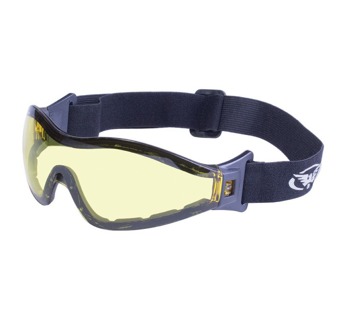 Окуляри захисні із ущільнювачем Global Vision Z-33 (yellow) жовті