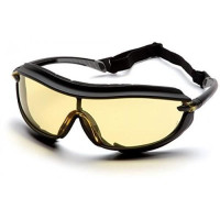 Окуляри захисні із ущільнювачем Pyramex XS3 Plus (Anti-Fog) (amber) жовті