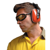 Окуляри захисні із ущільнювачем Pyramex XS3 Plus (Anti-Fog) (amber) жовті