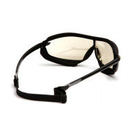 Окуляри захисні із ущільнювачем Pyramex XS3 Plus (Anti-Fog) (indoor/outdoor mirror) дзеркальні напівтемні