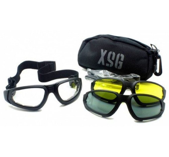 Очки защитные со сменными линзами Pyramex XSG Kit сменные линзы