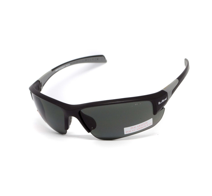 Окуляри поляризаційні захисні BluWater Samson-3 Z87.1 Polarized (gray), сірі