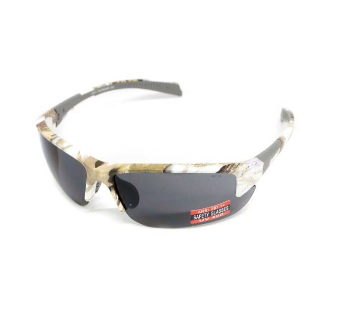 Очки защитные Global Vision Hercules-7 White Camo (gray), серые в камуфлированной оправе