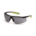 Окуляри захисні Pyramex Flex-Lyte Black-Lime (gray), cірі в чорно-лаймовій оправі