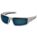 Окуляри захисні Venture Gear Pagosa White (ice blue mirror) Anti-Fog, дзеркальні сині в білій оправі