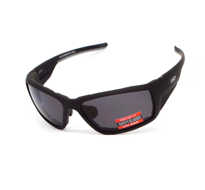 Окуляри захисні з ущільнювачем Global Vision Kinetic (gray), сірі
