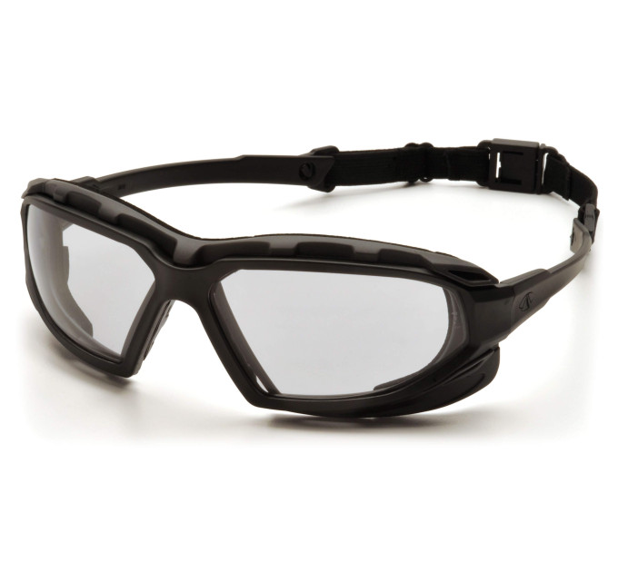 Окуляри захисні з ущільнювачем Pyramex Highlander-Plus (clear) Anti-Fog, прозорі
