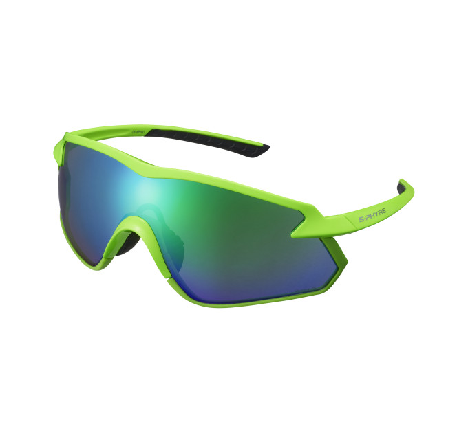 Окуляри SHIMANO S-PHYRE X поляризовані, неоново-зелені